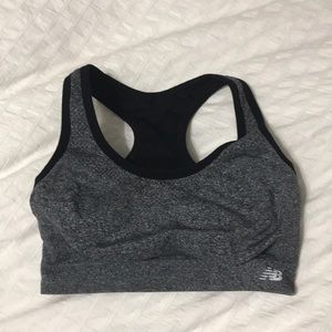 New Balance Grey Sports Bra